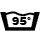 Max. Waschtemperatur 95&deg;C
